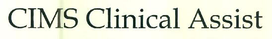 Cims Clinical Assist Device mark 3053856 Trademark