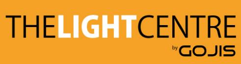 Thelightcentre By Gojis Device mark 3068989 Trademark