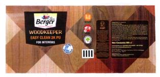 Berger Woodkeeper (label) Device mark 3107600 Trademark
