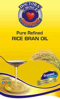 Doctors Choice Pure Refined Rice Bran Oil (label) Device mark 3117165 Trademark