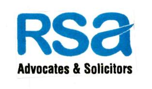 Rsa Advocates & Solicitors Device mark 3155624 Trademark