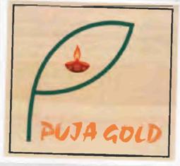 Puja Gold (label) Device mark 3192917 Trademark