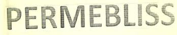Permebliss Device mark 3291938 Trademark