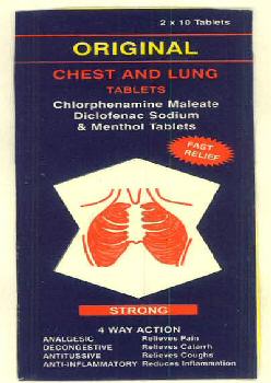 Original Chest And Lung Tablets Device mark 3319718 Trademark