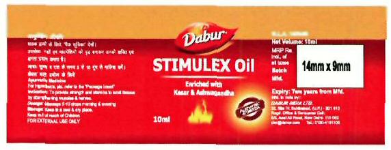 Stimulex Oil Device mark 3349834 Trademark