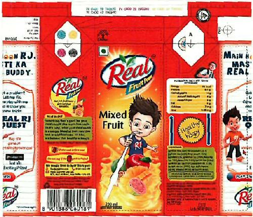 Real Fruit Mixed Fruit Device mark 3368454 Trademark