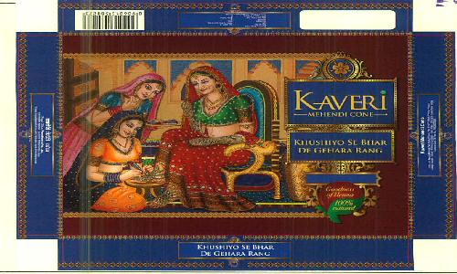 Kaveri Mehendi Cone Device mark 3401776 Trademark