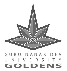 Guru Nanak Dev University Goldens With Logo Of Diamonds Device mark 3403776 Trademark