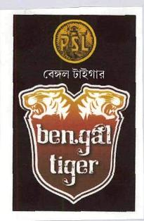 Bengal Tiger, Psl (device) Device mark 3462030 Trademark