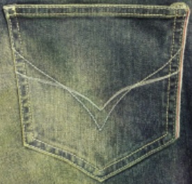 Device Of Jeans Back Pocket Device mark 3500170 Trademark