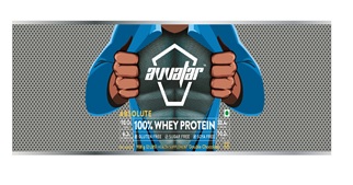 Avvatar Absolute 100% Whey Protein (label) Device mark 3541429 Trademark