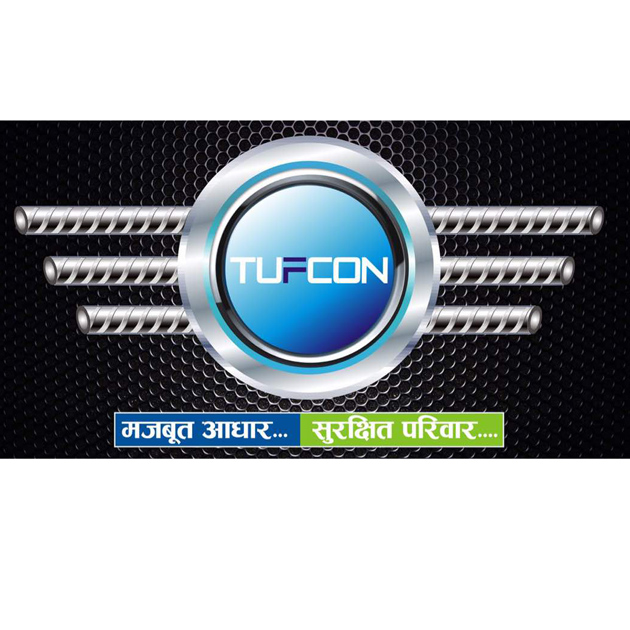 Tufcon With The Device Of Tmt Bar And Artistic Round Device mark 3562093 Trademark