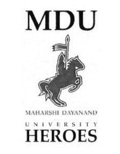 Mdu Maharshi Dayanand University Heroes With Logo Of Warrior Device mark 3629437 Trademark