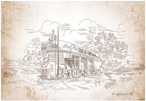 Paradise Cafe & Stores Device mark 3675721 Trademark