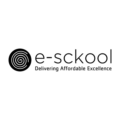 Label Of E-sckool Along With "delivering Affordable Excellence" Device mark 3803372 Trademark