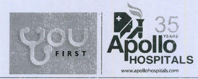 You First 35 Years Apollo Hospitals Www.apollohospitals.com Device mark 4165552 Trademark