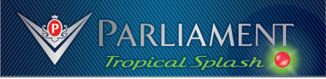 Parliament Tropical Splash Label (w P Chevron And Capsule Device) Device mark 4241297 Trademark