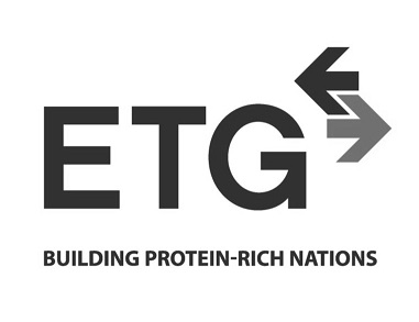 Etg With Device Of Arrows And Slogan Building Protein Rich Nations. Device mark 4470905 Trademark