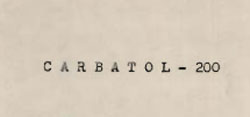 Carbatol - 200 Device mark 463565 Trademark