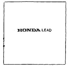 Honda Lead Device mark 470132 Trademark