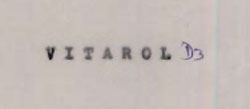 Vitarol D3 Device mark 476202 Trademark