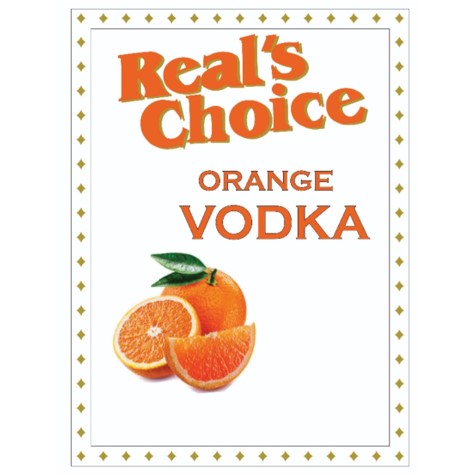 Real's Choice Orange Vodka Label Device mark 5024292 Trademark