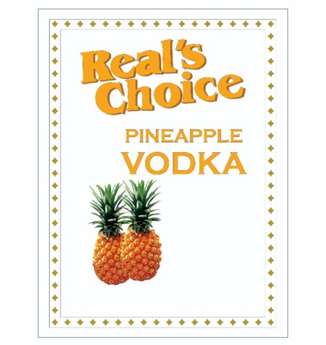 Real's Choice Pineapple Vodka Label Device mark 5024296 Trademark
