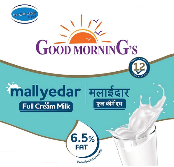Device Of ‘the Kute Group Dairy Good Morning’s Mallyedar Full Cream Milk’ Device mark 5115680 Trademark