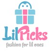 Logo Of A Gift Box And A Baby, With The Brand Lilpicks And The Tagline Fashion For Lil Ones Device mark 5349620 Trademark