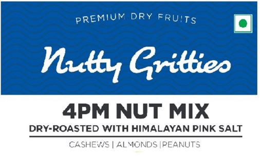 Nutty Gritties 4pm Nut Mix Device mark 5356800 Trademark