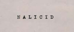 Nalicid Device mark 539963 Trademark