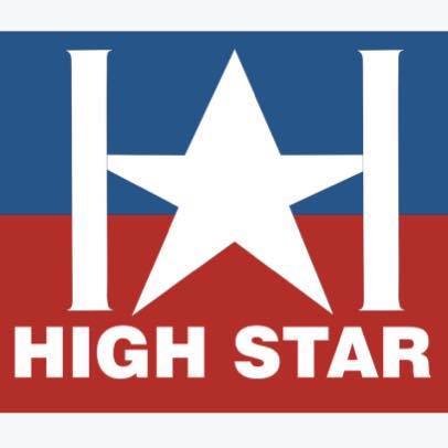 High Star Written In A Stylized Text Along With Graphical Representation Of A Star Device mark 5425508 Trademark