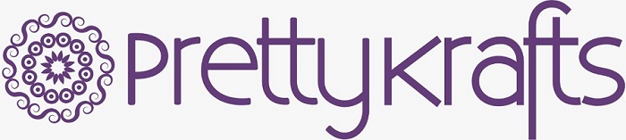 Prettykrafts Written In A Stylized Text Along With A Graphical Representation Of A Flower Device mark 5430006 Trademark