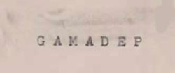 Gamadep Device mark 561254 Trademark