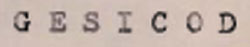 Gesicod Device mark 561258 Trademark
