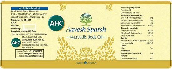 Ahc Aavesh Sparsh Device mark 5716913 Trademark