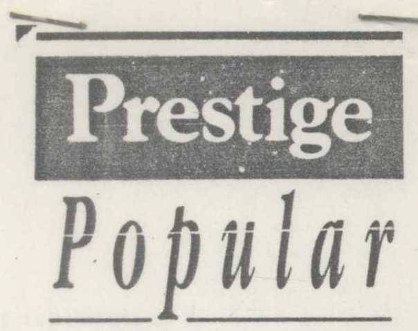 Prestige Popular Device mark 607717 Trademark
