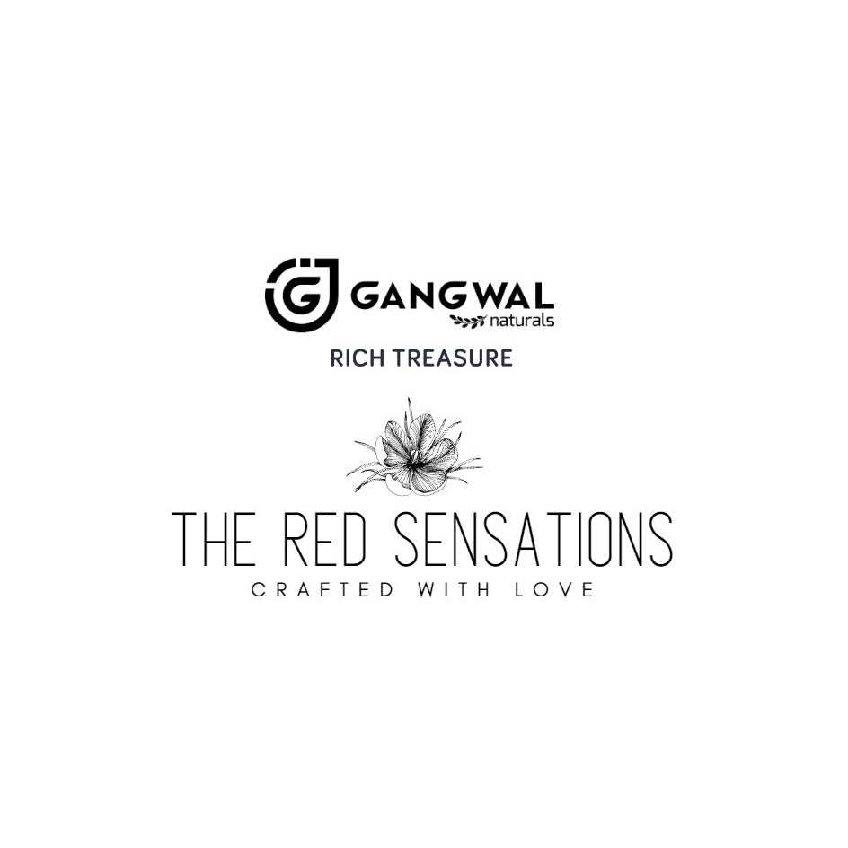 Gangwal Naturals Rich Treasure The Red Sensations Crafted With Love Device mark 6086545 Trademark