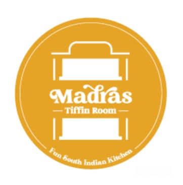 Madras Tiffin Room With Device Logo All In Yellow Colour In A Sphere Label Device mark 6115305 Trademark