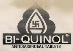 Bi- Quinol Antidiarrhoeal Tablets Device mark 647842 Trademark