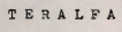 Teralfa Device mark 655901 Trademark