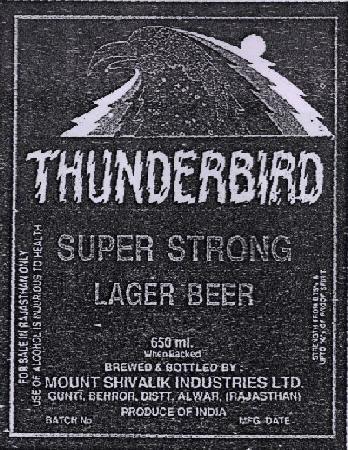 Thunderbird (bird Device) Device mark 666159 Trademark