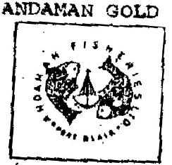 Andaman Gold (label) Device mark 698631 Trademark