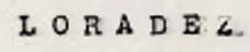 L O R A D E Z Device mark 720674 Trademark