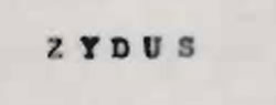 Z Y D U S Device mark 720988 Trademark
