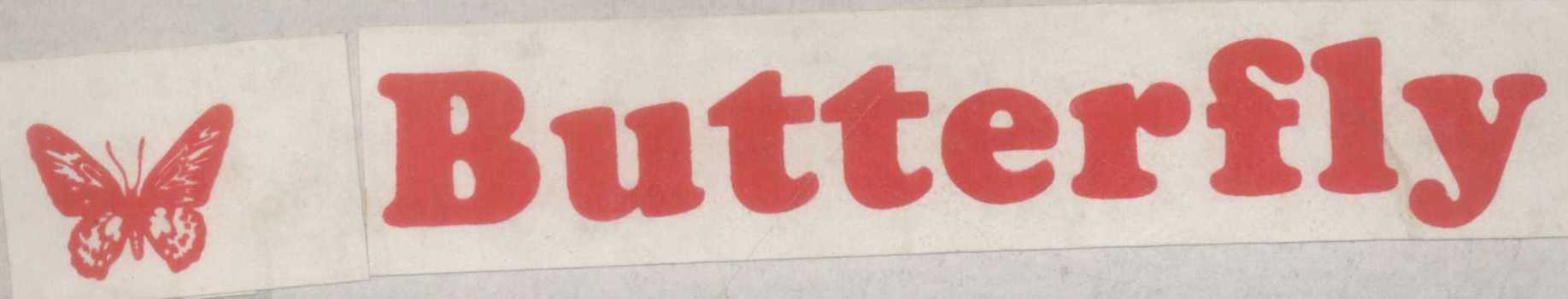 Butterfly (label) Device mark 730690 Trademark