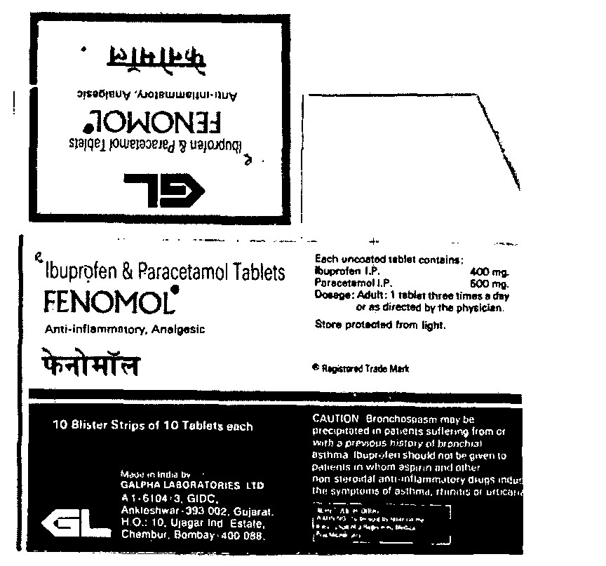 Fenomol Device mark 743478 Trademark