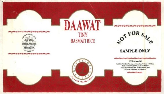 Daawat Tiny Basmati Rice Device mark 763069 Trademark