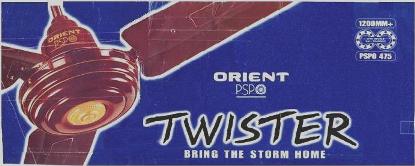Orient Pspo Twister (dev. Of Fan) Device mark 806662 Trademark