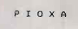Pioxa Device mark 818850 Trademark